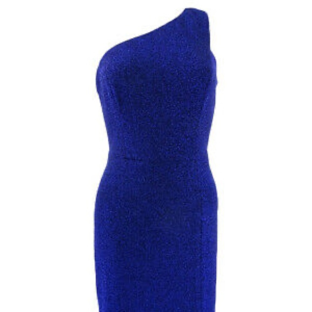 Vince Camuto Women’s One-Shoulder Glitter dress